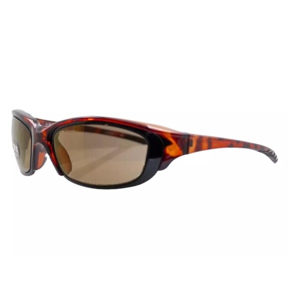 Liberty Sport Men's ACLIB013 Cross Trainer Shiny Amber / Brown Tinted Sunglasses - Picture 1 of 2